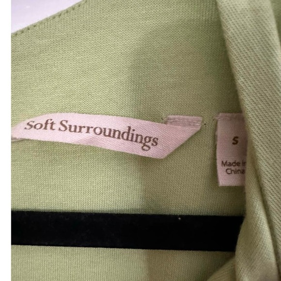 Soft Surroundings Duvall Sleeveless Midi/Maxi Dress Margarita Green - Small - Picture 4 of 5